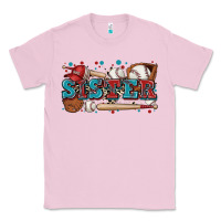 Bubblegum Pink sister baseball Classic Tee - Zillion Design Studio