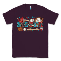Plum sister baseball Classic Tee - Zillion Design Studio