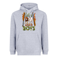 Heather Grey let's do this boys baseball Heavyweight Hoodie - BundleAndBundleShop