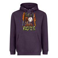 Plum let's do this boys baseball Heavyweight Hoodie - BundleAndBundleShop