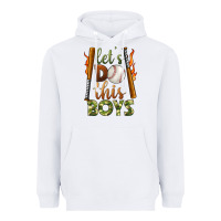 White let's do this boys baseball Heavyweight Hoodie - BundleAndBundleShop