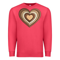Cardinal melanin heart Premium Sweatshirt - AdoDesignShop