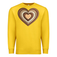 Lemon melanin heart Premium Sweatshirt - AdoDesignShop