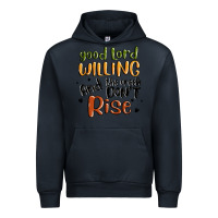 Navy good lord willing and the creek dont rise Urban Hoodie - MaliasSmallBusiness
