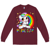 Burgundy pride day Long Sleeve Tee - texasbilliewilder