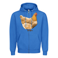 True Royal chicken Zipper Hoodie - RanaPortraitStore