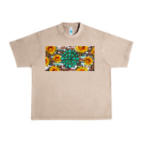 French Oak gemtone and sunflowers license plate Urban Heavy Tee - Artiststas