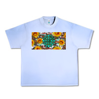 Grape Ice gemtone and sunflowers license plate Urban Heavy Tee - Artiststas