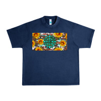 Gemtone And Sunflowers License Plate Urban Heavy Tee | Teevron