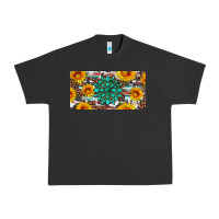 Pigment Black gemtone and sunflowers license plate Urban Heavy Tee - Artiststas