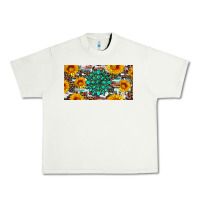 Pistachio gemtone and sunflowers license plate Urban Heavy Tee - Artiststas