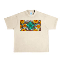 Sandshell gemtone and sunflowers license plate Urban Heavy Tee - Artiststas