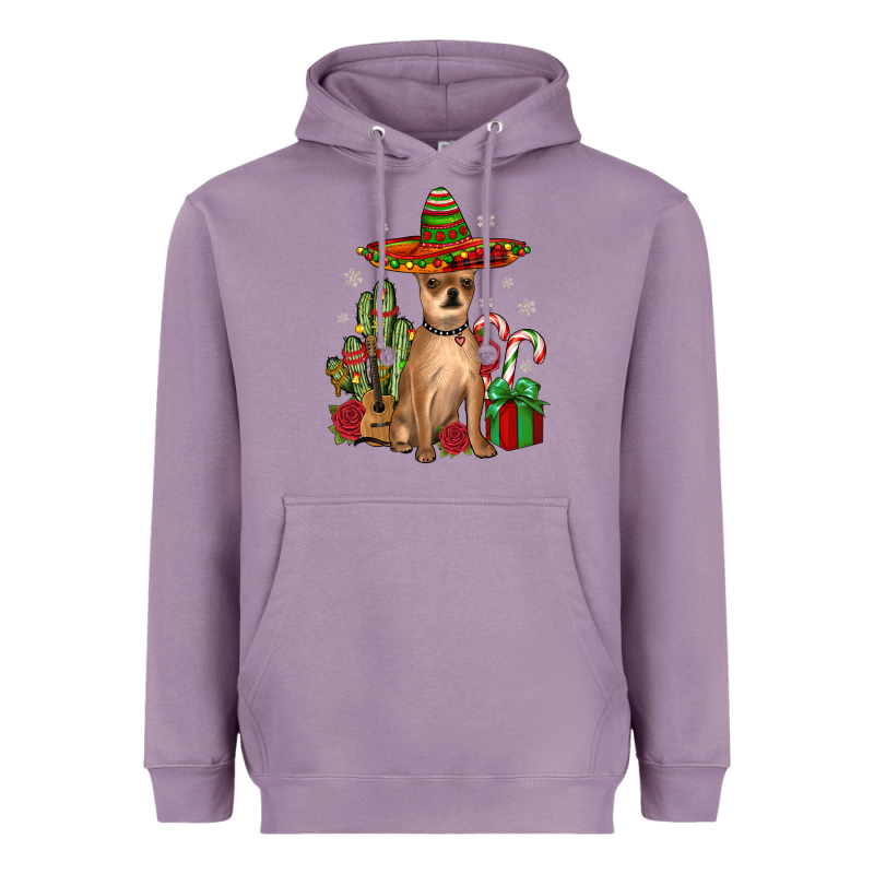 Chihuahua Christmas Heavyweight Hoodie by JahusDesignShop | Teevron
