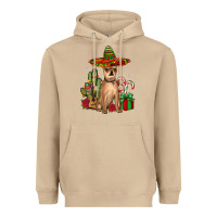 Mushroom Chihuahua Christmas Heavyweight Hoodie - JahusDesignShop