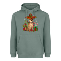 Sage Chihuahua Christmas Heavyweight Hoodie - JahusDesignShop