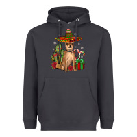 Smoke Chihuahua Christmas Heavyweight Hoodie - JahusDesignShop