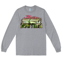 Heather Grey mother hustler Long Sleeve Tee - Zillion Design Studio