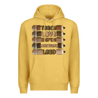 Antique Gold teach love inspire Premium Hoodie - MaliasSmallBusiness