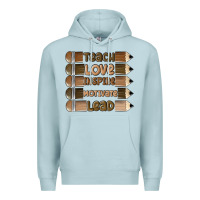 Blue Mist teach love inspire Premium Hoodie - MaliasSmallBusiness