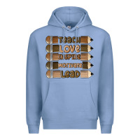 Colony Blue teach love inspire Premium Hoodie - MaliasSmallBusiness