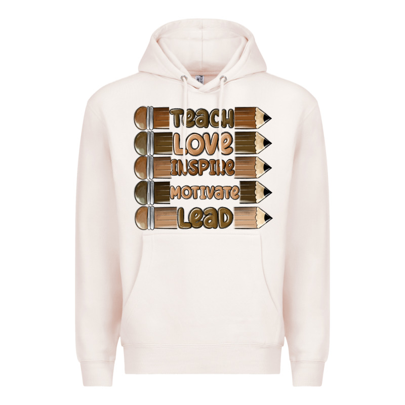 Teach Love Inspire Premium Hoodie by MaliasSmallBusiness | Teevron