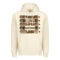 Sandshell teach love inspire Premium Hoodie - MaliasSmallBusiness