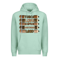 Seafoam teach love inspire Premium Hoodie - MaliasSmallBusiness