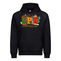 Foreset Green lpn licensed practical nurse juneteenth Urban Hoodie - NancyCooperArtShop