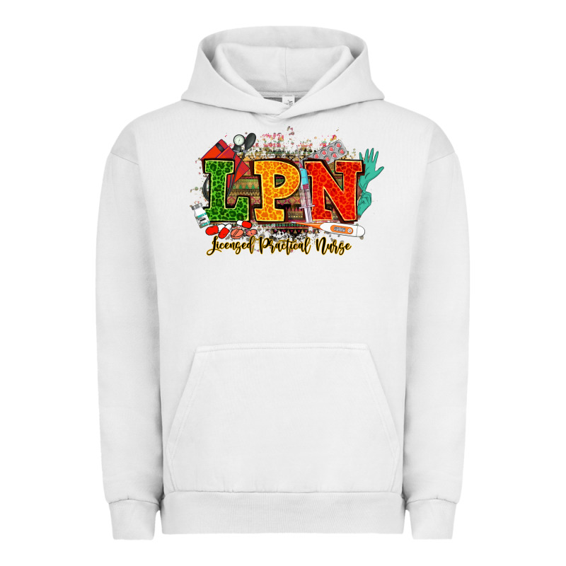 Lpn Licensed Practical Nurse Juneteenth Urban Hoodie by NancyCooperArtShop | Teevron