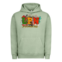 Pigment Oil Green lpn licensed practical nurse juneteenth Urban Hoodie - NancyCooperArtShop