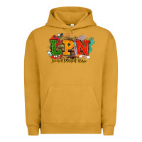 Pigment Peanut Butter lpn licensed practical nurse juneteenth Urban Hoodie - NancyCooperArtShop