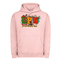 Pigment Salmon lpn licensed practical nurse juneteenth Urban Hoodie - NancyCooperArtShop