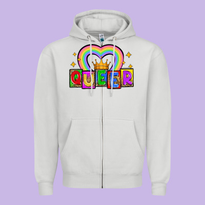 Queer Zipper Hoodie Designed By Zillion Design Studio