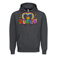 Smoke queer Zipper Hoodie - Zillion Design Studio