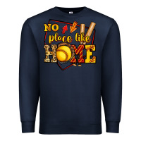 Navy no place like home softball Premium Sweatshirt - Jasminsmagicworld