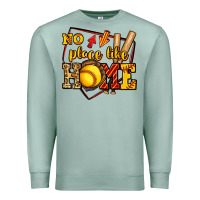 Seafoam no place like home softball Premium Sweatshirt - Jasminsmagicworld