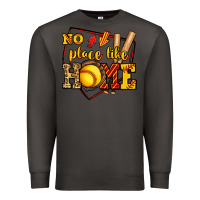 Smoke no place like home softball Premium Sweatshirt - Jasminsmagicworld