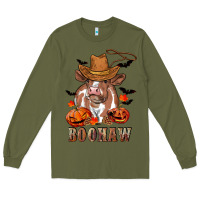 Army Green Boohaw Heifer Long Sleeve Tee - RanaPortraitStore