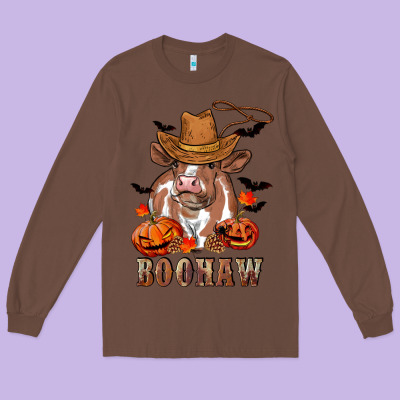 Long Sleeve Tee Boohaw Heifer