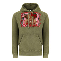 Vintage Olive be mine highland cow Vintage Hoodie - AdoDesignShop