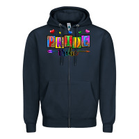 Navy pride tribe Zipper Hoodie - Zillion Design Studio
