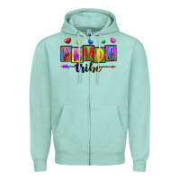 Seafoam pride tribe Zipper Hoodie - Zillion Design Studio
