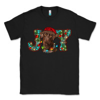 Black labrador retriever christmas joy Classic Tee - RanaPortraitStore