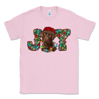 Bubblegum Pink labrador retriever christmas joy Classic Tee - RanaPortraitStore