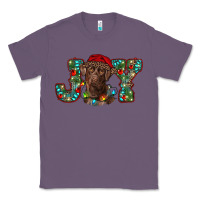 Lavender labrador retriever christmas joy Classic Tee - RanaPortraitStore