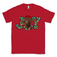 Red labrador retriever christmas joy Classic Tee - RanaPortraitStore