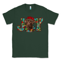 Sports Green labrador retriever christmas joy Classic Tee - RanaPortraitStore
