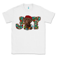 White labrador retriever christmas joy Classic Tee - RanaPortraitStore