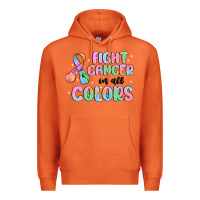 Carrot fight cancer in all colors Premium Hoodie - MaliasSmallBusiness