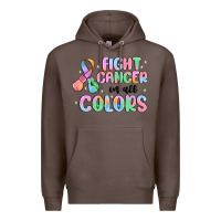 Coffee fight cancer in all colors Premium Hoodie - MaliasSmallBusiness